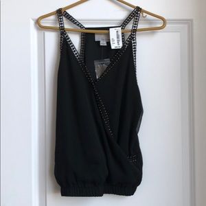 Black Chloe Oliver tank top